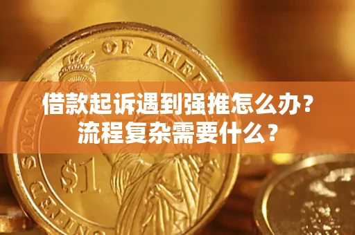 武汉借款起诉遇到强推怎么办？流程复杂需要什么？