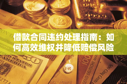 武汉借款合同违约处理指南：如何高效维权并降低赔偿风险？
